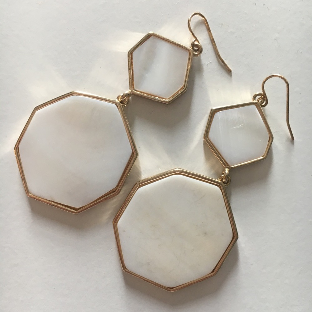 Dangle marble earrings